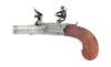 British Center Hammer Screw Barrel Flintlock Pocket Pistol by Goodwin & Company