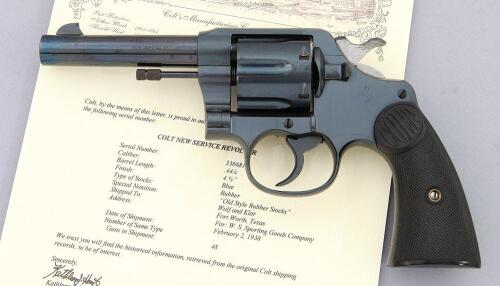 Scarce Colt New Service Double Action Revolver