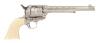 Exceptional Tommy Haas Engraved Colt Frontier Six Shooter Revolver