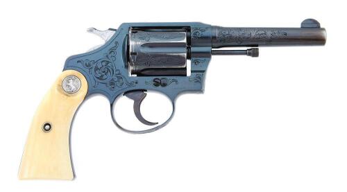 Handsome Factory Engraved Colt Police Positive Special Revolver