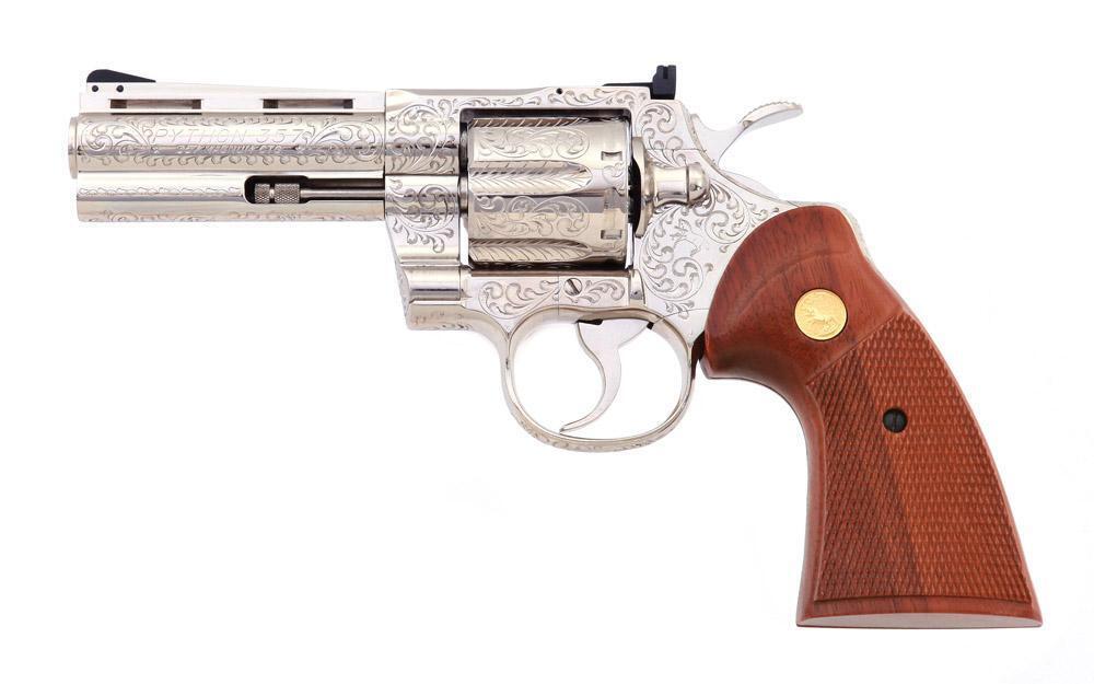 Rare Factory Engraved Colt Python Revolver