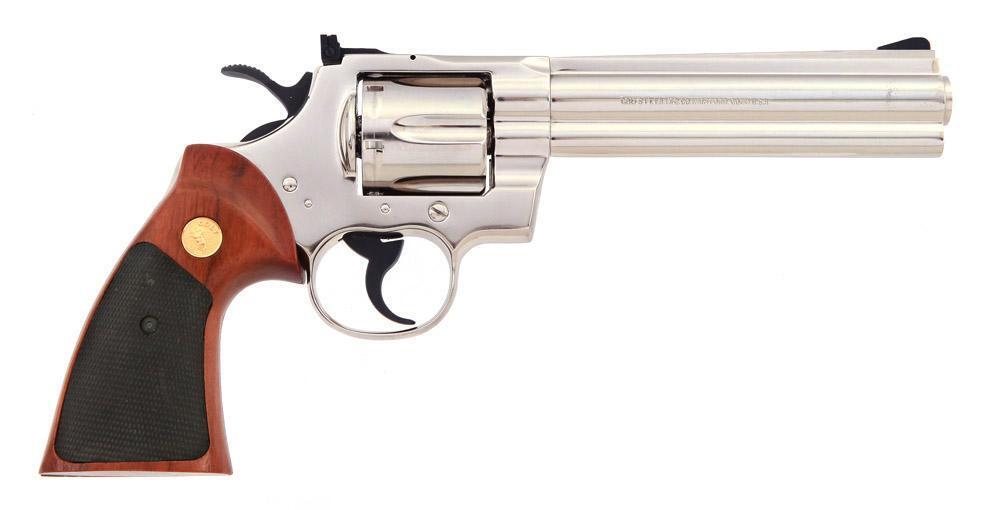 Rare Colt Python Revolver with Experimental Solid Rib from The Colt ...