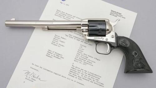 Colt Peacemaker Buntline 22 Single Action Convertible Pre-Production Commemorative Revolver