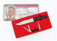 Winchester 150 Year Theodore Roosevelt Commemorative Knife Set