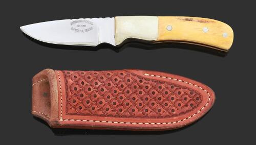 Custom Fixed Blade Sheath Knife by Hinds Brothers