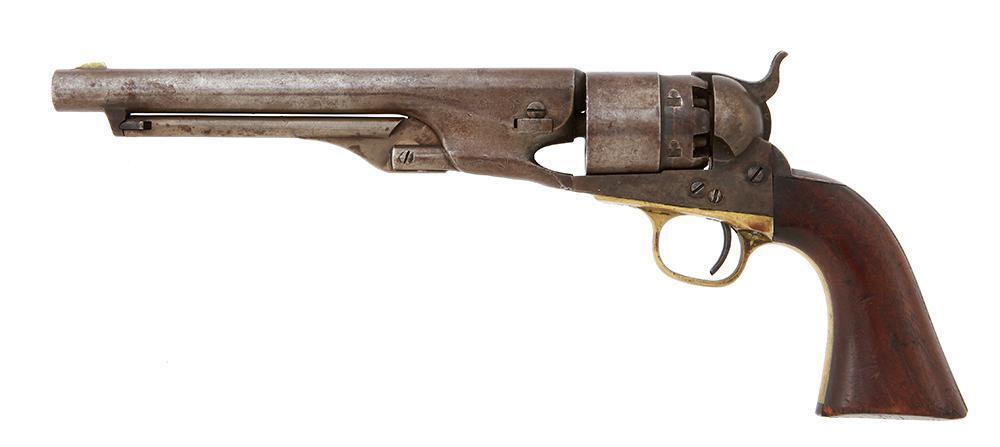 Old Springfield Revolver Colt Model 1860 Army Springfield Armory-Reworked Revolver