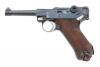 German P.08 Luger Pistol by DWM with Unit Marking