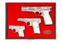 Browning Renaissance Cased Three-Pistol Set