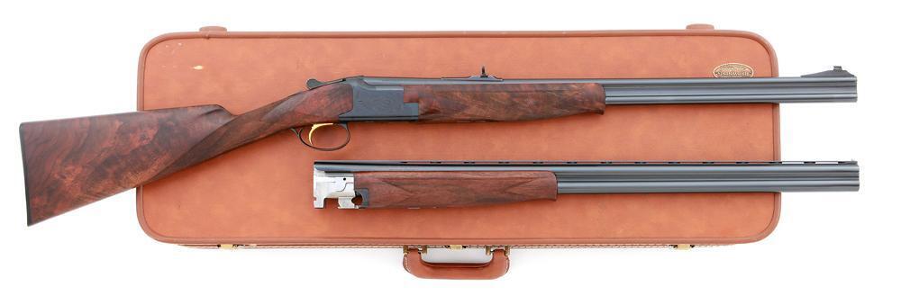 Browning Continental Grade I Over Under Rifle/Shotgun Two Barrel Set