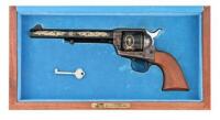 Extremely Rare Colt-Winchester Commemorative Revolver with Factory Error Smooth Bore Barrel