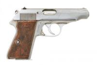 Rare Walther Dural Frame Verchromt PP Semi-Auto Pistol