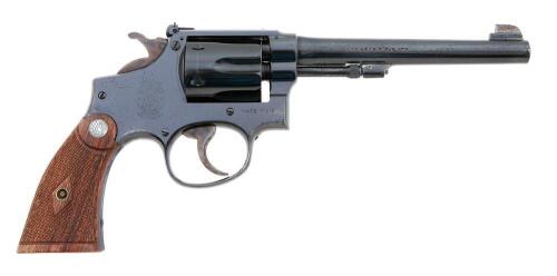 Fine Pre-War Smith & Wesson K22 Outdoorsman Revolver with Original Box