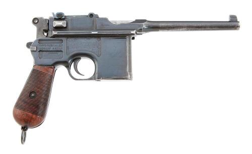 German Military C96 Semi-Auto Pistol by Mauser Oberndorf