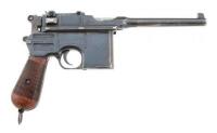 German Military C96 Semi-Auto Pistol by Mauser Oberndorf