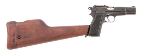 Canadian MK. I* High Power Semi-Auto Pistol by Inglis with Shoulder Stock