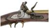 Fine British East India Company-Marked Brass Barrel Flintlock Blunderbuss by Barnett - 4