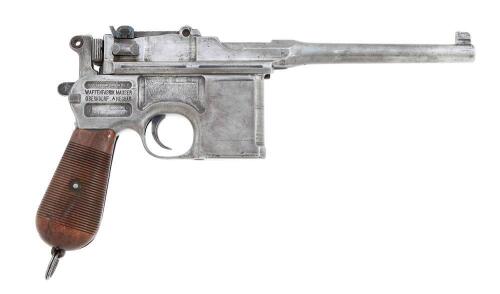 German Army C96 Semi-Auto Pistol by Mauser Oberndorf