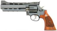 Custom Smith & Wesson Model 586 Distinguished Combat Magnum P.P.C. Revolver by Power Custom