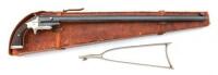 Frank Wesson Model 1870 Medium Frame Pocket Rifle with Period Leather-Bound Case