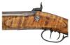 Fabulous American Percussion Plains Rifle by Samuel Hawken of St. Louis - 3