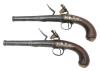 Pair of British Queen Anne Flintlock Coat Pistols by Smith - 4