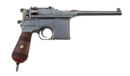 German C96 Semi-Auto Pistol by Mauser Oberndorf