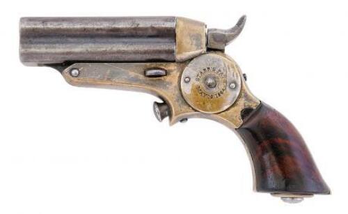 Eben T. Starr Four-Barrel Pepperbox Pistol