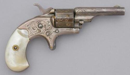 Engraved Colt Open Top Pocket Revolver