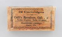 Early Frankford Arsenal Box of 45 Colt