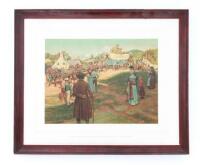 Framed Print “The DuPont Powder Wagon” by Pyle