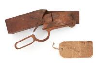 Wooden Model of Burnside Carbine Breech Used as Exhibit in U.S. Cartridge Co v. Whitney Arms Lawsuit