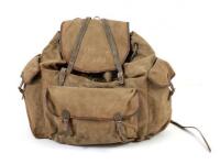 Vintage German Canvas Backpack