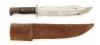 Custom U.S. Model 1898 Krag Bowie Bayonet Fighting Knife