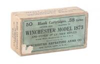 Collectible Winchester Model 1873 38 WCF Blank Cartridges