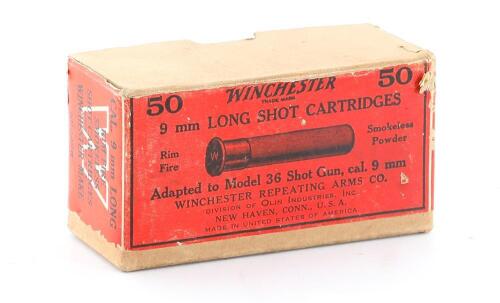 Collectible Winchester 9mm RF Long Shot Cartridges