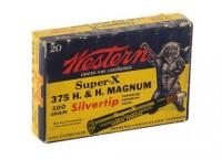 Collectible Western 375 H&H Magnum Ammunition