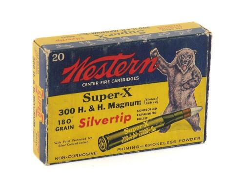 Collectible Western 300 H&H Magnum Ammunition