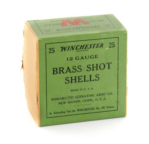 Collectible Sealed Box of Winchester Brass Shotshells