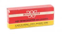 Collectible Box of 401 Winchester Self-Loading Ammunition