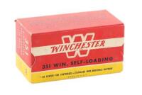Collectible Box of 351 Winchester Self-Loading Ammunition