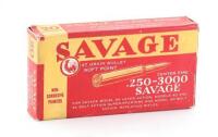 Collectible Box of Savage 250-3000 Cartridges