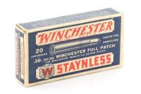 Collectible Box of Winchester 30 WCF Cartridges