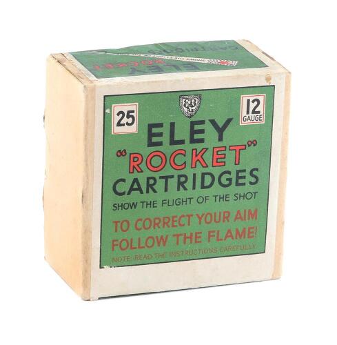 Collectible Box of Eley 12 ga. "Rocket" Shotshells