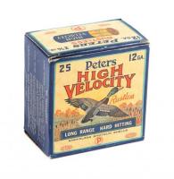 Rare Box of Peters High Velocity Shotshells U.S. Property Marked