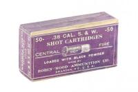 Collectible Sealed Box of Robbin Hood 38 S&W Shot Cartridges