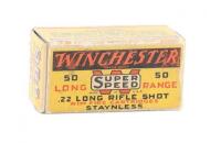 Collectible Box of Winchester Super Speed 22 LR Shot Cartridges