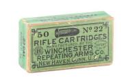 Collectible Box of Winchester 22 Short Ammunition