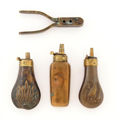 Antique Powder Flasks & Mould