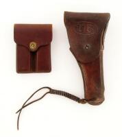 U.S. Model 1916 Holster & Double Magazine Pouch