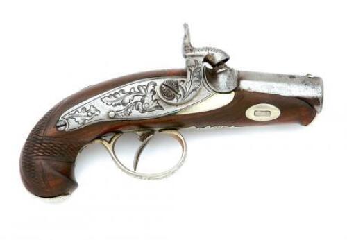 Unmarked Belgian Percussion Pocket Pistol